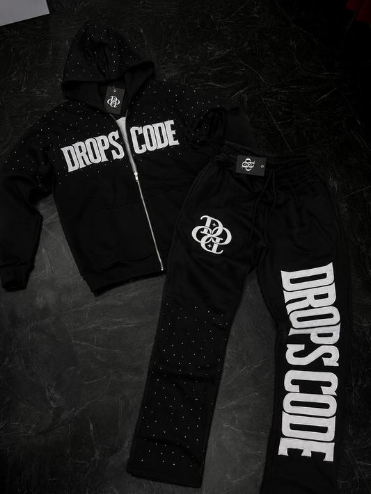 SET “DIAMONDS DROPS” #2 NEGRO🥶